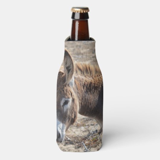 Schattige Donkey Flesjeskoeler (Fles Voorkant)