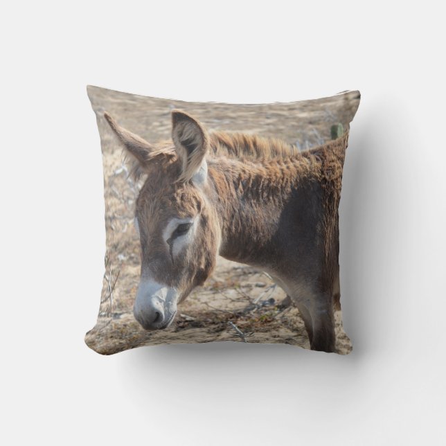 Schattige Donkey Kussen (Voorkant)