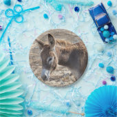 Schattige Donkey Papieren Bordje (Feest)