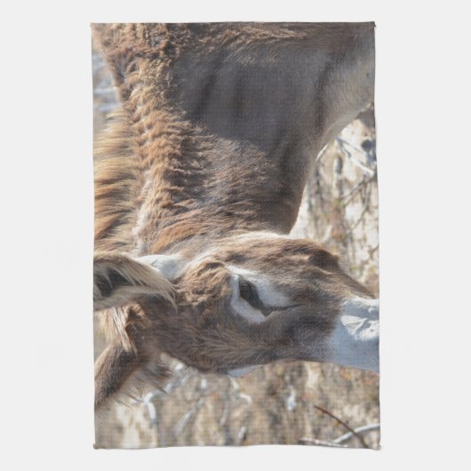 Schattige Donkey Theedoek (Verticaal)