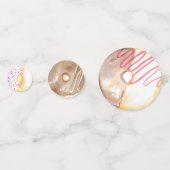 Schattige donut confetti kind verjaardagsfeestje (Voorkanten)