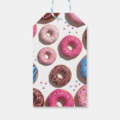 schattige donuts 1e verjaardag cadeaulabel (Achterkant)