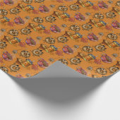 Schattige donuts en thee cadeaupapier (Hoek)