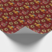 Schattige donuts en thee cadeaupapier (Hoek)