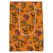 Schattige donuts en thee medium cadeauzakje (Achterkant)
