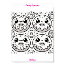 schattige donuts-pagina