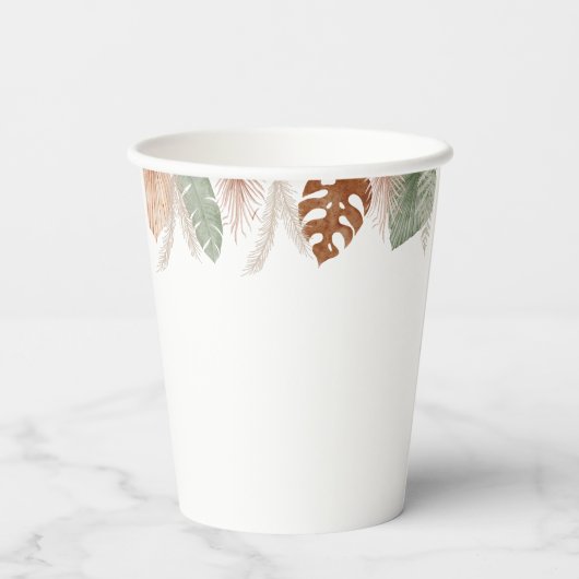 Schattige donzige leeuwenverjaardag papieren bekers (Achterkant)