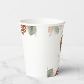 Schattige donzige leeuwenverjaardag papieren bekers (Rechts)