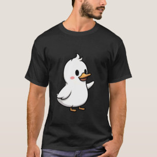 Schattige Doodle Eend T-shirt