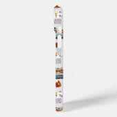 Schattige Doodle Hand getrokken kattenpatroon Case-Mate iPhone Case (Achterkant / Links)