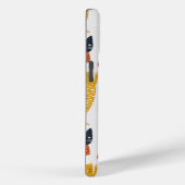 Schattige Doodle Hand getrokken kattenpatroon Case-Mate iPhone Case (Achterkant / Rechts)