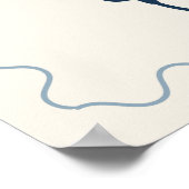 Schattige Doodle Rust, Reset, Voel je beter School Poster (Hoek)