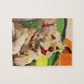 schattige doodshond uit 1940 legpuzzel (Horizontaal)