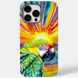Schattige door AI gegenereerde aquarelstijl groene Case-Mate iPhone 14 Pro Max Hoesje