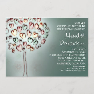 schattige doucheuitnodigingen kaart