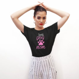 Schattige Doxie Dog Mom Paw T-shirt