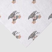 Schattige draadhaar teckel worst hond tissuepapier (Detail)