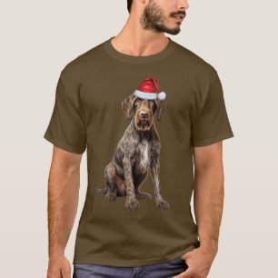 Schattige Draadharige Pointer Hond Liefhebber Grap T-shirt