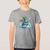 Schattige Draak/Fantastisch Tri-Blend Shirt (Voorkant)