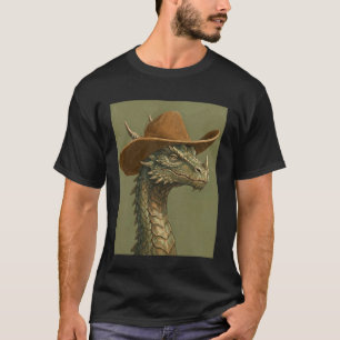 Schattige Draak met een Cowboyhoed T-shirt