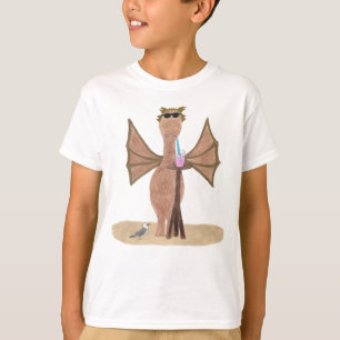 Schattige Draak op het Strand Kinderen T-shirt