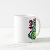 Schattige Draak pasgeboren 2024 Koffiemok (Voorkant rechts)