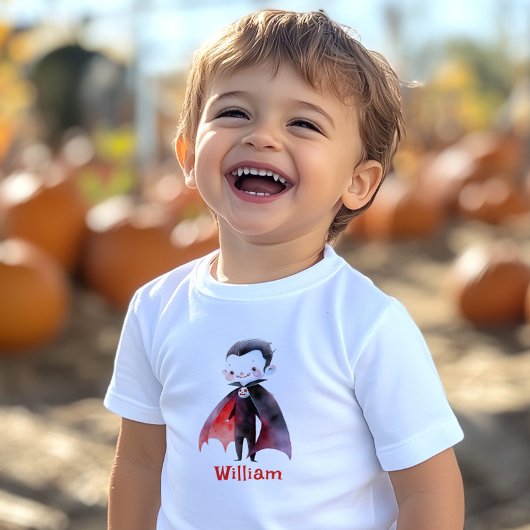 Schattige Dracula Halloween verjaardagsfeestje Kinder Shirts