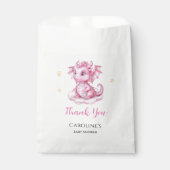 Schattige Dragon Baby shower Bedankzakje (Voorkant)