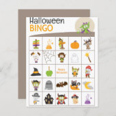Schattige Dragon Halloween BINGO Board! (Voorkant / Achterkant)