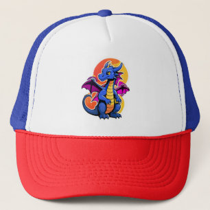 Schattige Dragon Multi Color-Pet Trucker Pet