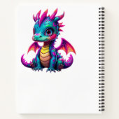 Schattige Dragon-Notitieboek Notitieboek (Achterkant)