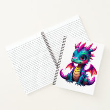 Schattige Dragon-Notitieboek