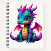 Schattige Dragon-Notitieboek Notitieboek (Voorkant)