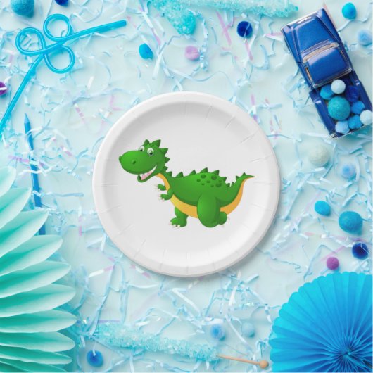 Schattige Dragon Paper-Bord Papieren Bordje (Feest)