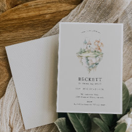 Schattige Dragon Theme Verjaardagsfeest Kaart