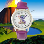 schattige drakenliefhebbers voegen naam toe horloge<br><div class="desc">schattige drakenliefhebbers voegen naam toe</div>