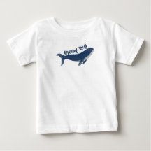 Schattige "Dream Big" Whale Baby T-shirt