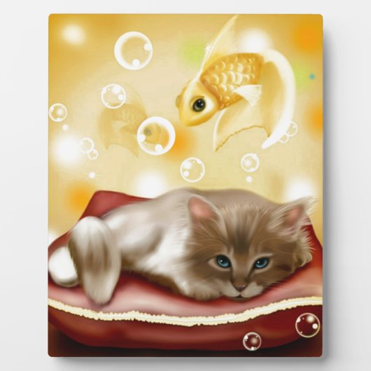 Schattige Dream Kitten Fotoplaat (Voorkant)