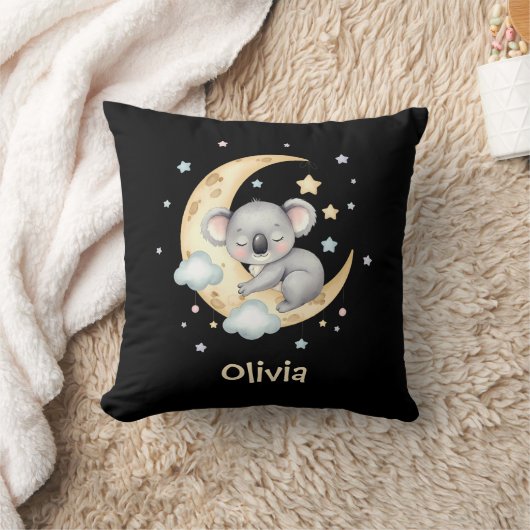 Schattige Dreamy Koala-Sierkussen Kussen (Deken)