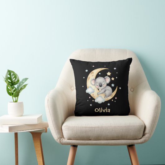 Schattige Dreamy Koala-Sierkussen Kussen (Stoel)