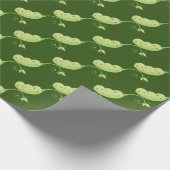 schattige drie erwtenpeul cadeaupapier (Hoek)