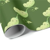 schattige drie erwtenpeul cadeaupapier (Rol Hoek)