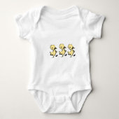 Schattige Drie Kleine Eendjes Romper (Voorkant)