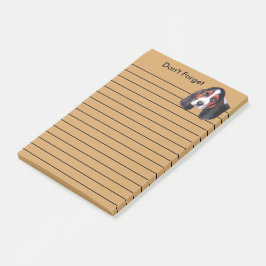 Schattige driekleurige Basset Hound Puppy Post-it® Notes