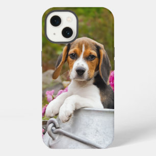 Schattige driekleurige Beagle-hond Puppy-huisdier iPhone 13 Hoesje