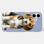 SCHATTIGE DRIEKLEURIGE BEAGLE PUPPY DOG Case-Mate iPhone CASE (Achterkant (horizontaal))