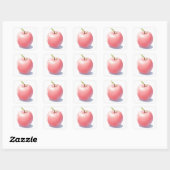 Schattige dromerig ontwerp vierkante sticker (Vel)
