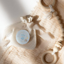 Schattige dromerige teddybeer op de Moon Baby Boy