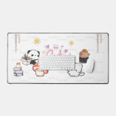 Schattige droomhuisdieren bureaumat (Keyboard & Muis)