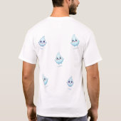Schattige druppeltjes T-shirt (Achterkant)
